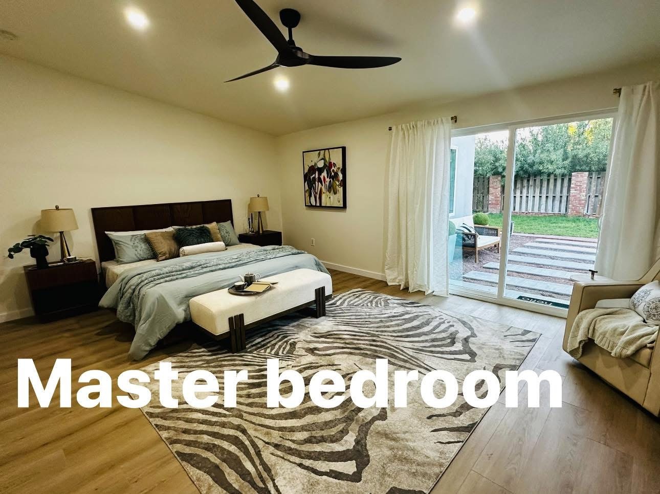 Master bedroom remodel completed by JEVAS Innovations in El Paso, TX